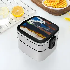 California Burning Double Layer Bento Box