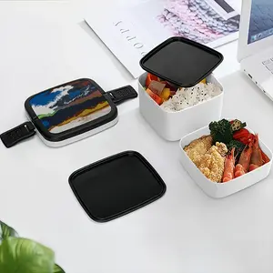 California Burning Double Layer Bento Box