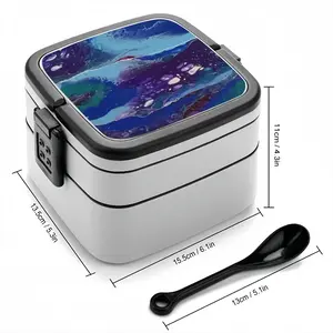 Creek Bed Double Layer Bento Box