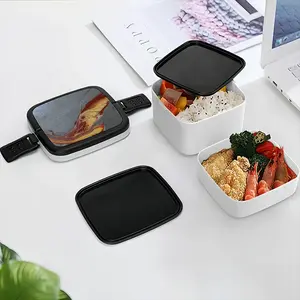 Fan Tail Double Layer Bento Box