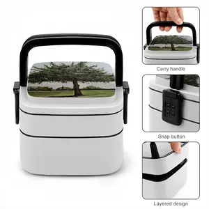 Golf Course Tree Double Layer Bento Box