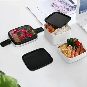 Climatis On Fence Double Layer Bento Box