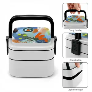 Dance In The Waves Double Layer Bento Box