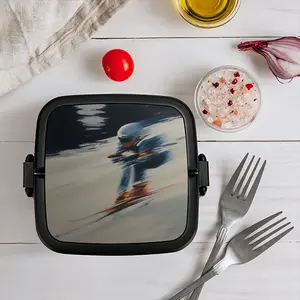 The Skier Double Layer Bento Box