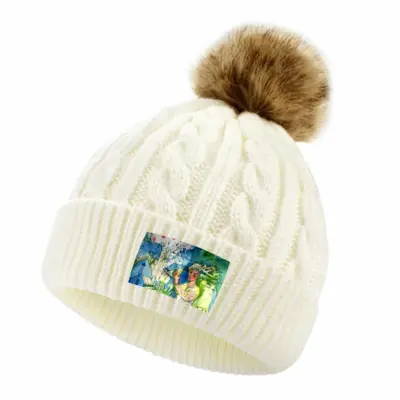 Boy With Bird Baby Knitted Cap