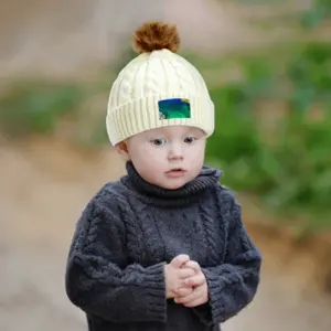 Chief Saffron Baby Knitted Cap