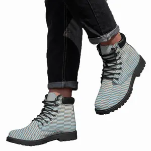 Men Light Blue Copper Ii Mid Top Boots