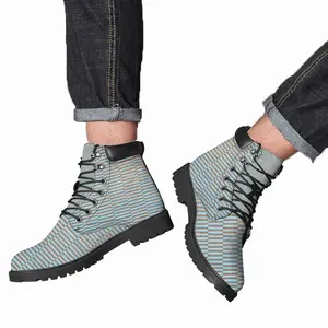 Men Light Blue Copper Ii Mid Top Boots