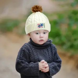 Faces Baby Knitted Cap