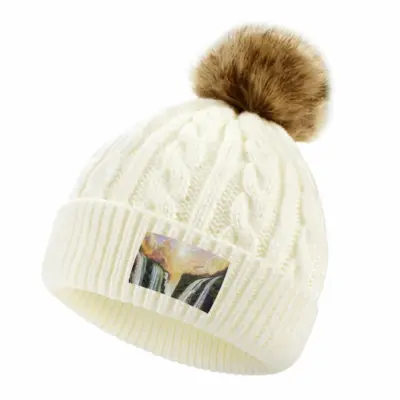 Among The Waterfalls Baby Knitted Cap