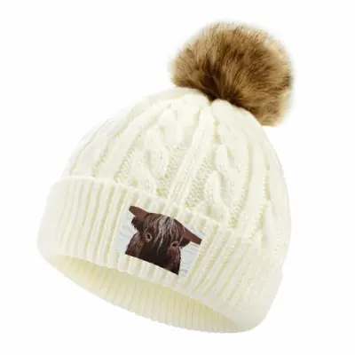 Bull - Red Bull Taurus Animals Buffalo Wild Baby Knitted Cap