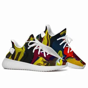 Men Running In Paint Y350V1 Casual Sneakers