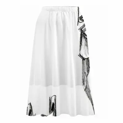 Angst Fear Chiffon Skirt