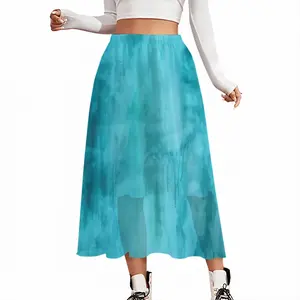 The Sea Chiffon Skirt