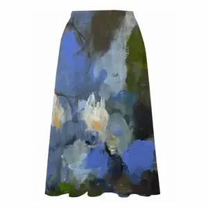 Water Lilies Chiffon Skirt