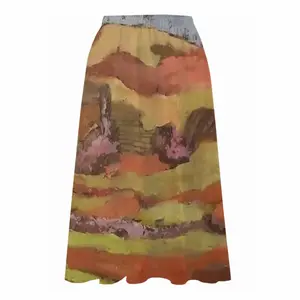 Mountain Range Chiffon Skirt