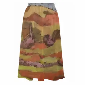 Mountain Range Chiffon Skirt