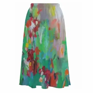 Summer Flowers Chiffon Skirt