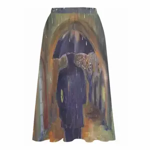 Istanbul On A Rainy Night Chiffon Skirt