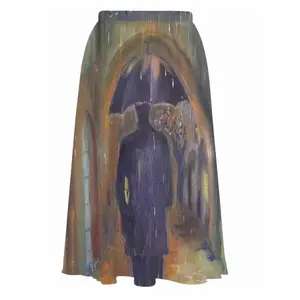 Istanbul On A Rainy Night Chiffon Skirt