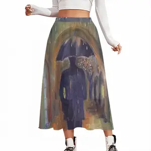 Istanbul On A Rainy Night Chiffon Skirt