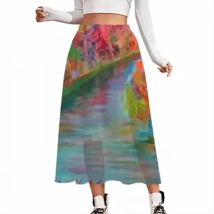 Rhythm Of Colors Chiffon Skirt