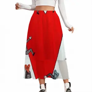 Love Is All Around Chiffon Skirt