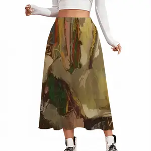 Portrait Of A Landscape Chiffon Skirt