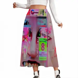 Call Me Sad Eyes Chiffon Skirt