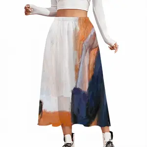 What Is The Woman Thinking Chiffon Skirt