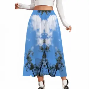 Holy Cloud Smokes Chiffon Skirt