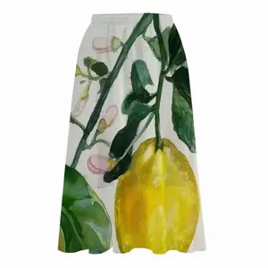 Lemon Branch Chiffon Skirt