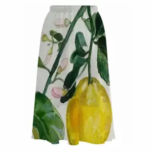 Lemon Branch Chiffon Skirt