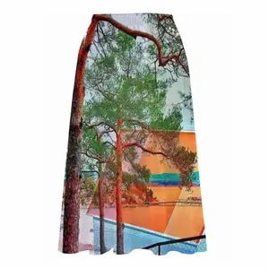 Deep Breath Chiffon Skirt