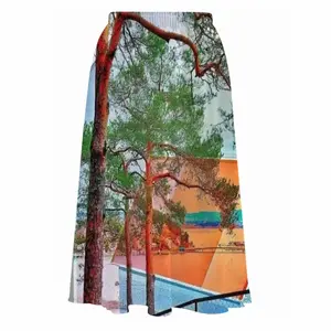 Deep Breath Chiffon Skirt