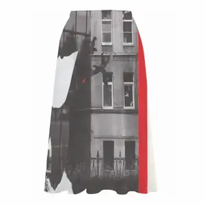 Wwf Ivory-Billed Woodpecker Chiffon Skirt