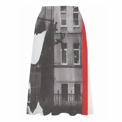 Wwf Ivory-Billed Woodpecker Chiffon Skirt