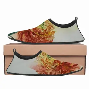 Men Autumn Flower Diving Beach Shoes