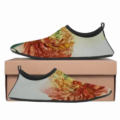 Men Autumn Flower Diving Beach Shoes