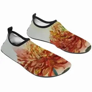 Men Autumn Flower Diving Beach Shoes