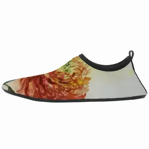 Men Autumn Flower Diving Beach Shoes