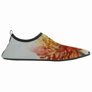 Men Autumn Flower Diving Beach Shoes