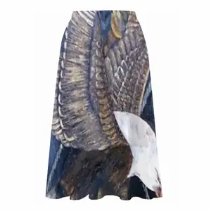 Eagle Scratch Chiffon Skirt