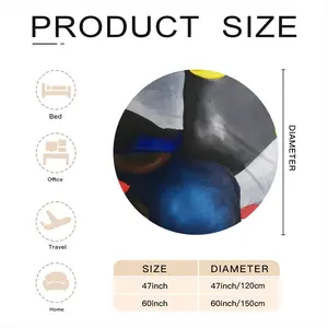 Lens Flannel Blanket (Round)