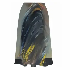 Hommage À Van Gogh Chiffon Skirt