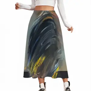 Hommage À Van Gogh Chiffon Skirt