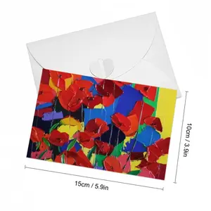 Poppies Greeting Card