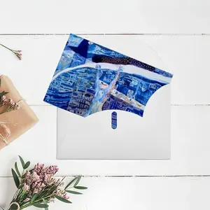 True Blue Greeting Card