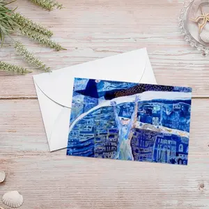 True Blue Greeting Card