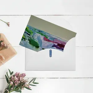 Water Falling Greeting Card